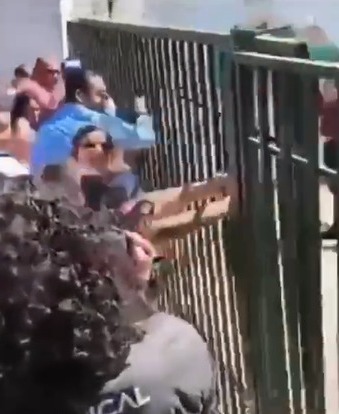 protesto reunião Idema 