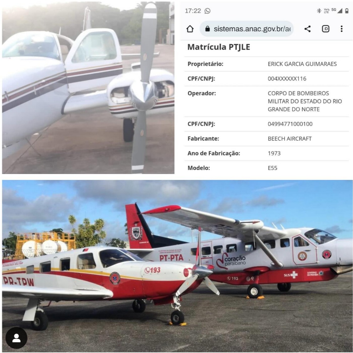Aviões - post Felipe Cortez