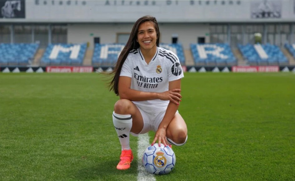 Jogadora potiguar Antônia, do Real Madrid