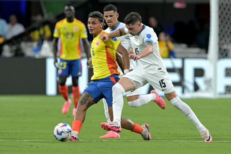 Colômbia derrota o Uruguai e vai à final da Copa América (JUAN MABROMATA / AFP)
