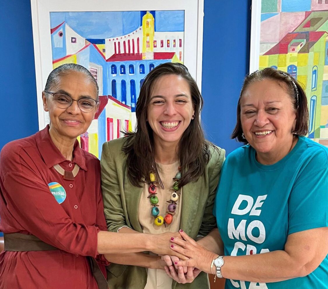 Natália Bonavides, Marina Silva e Fátima Bezerra
