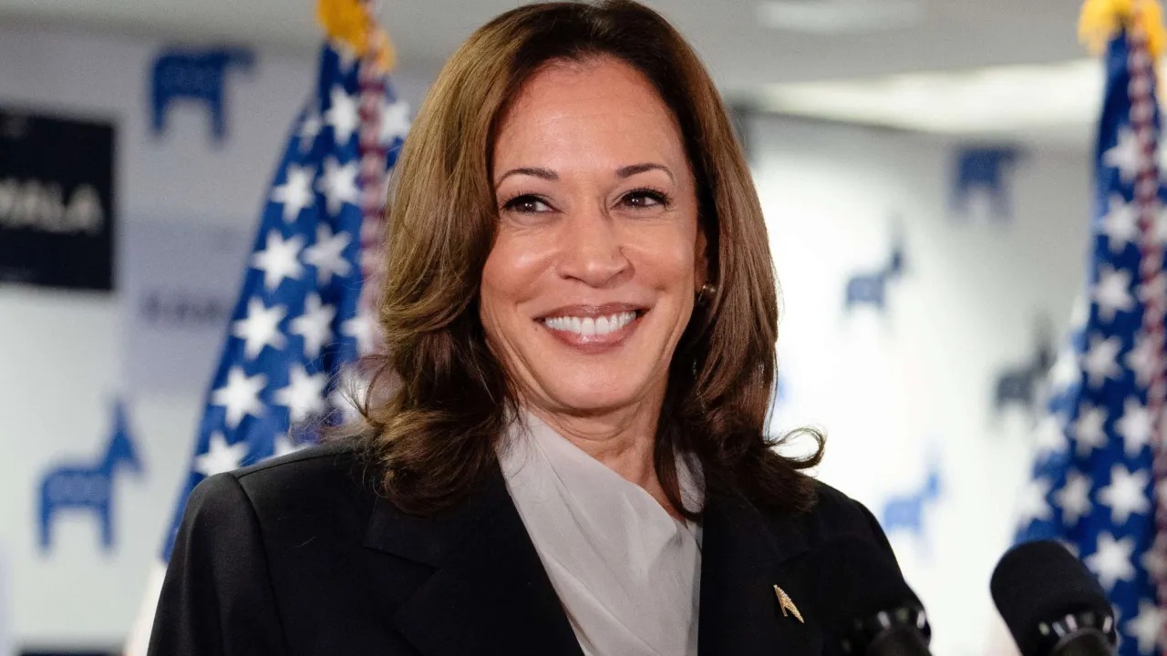 A vice-presidente dos Estados Unidos, Kamala Harris (Erin Schaff/AFP)