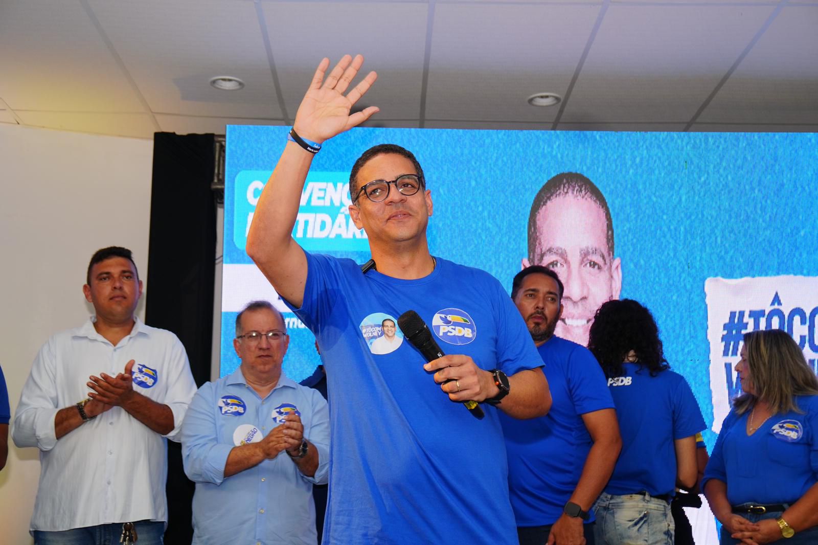 Wolney França tem candidatura à reeleição homologada em convenção do PSDB em Parnamirim