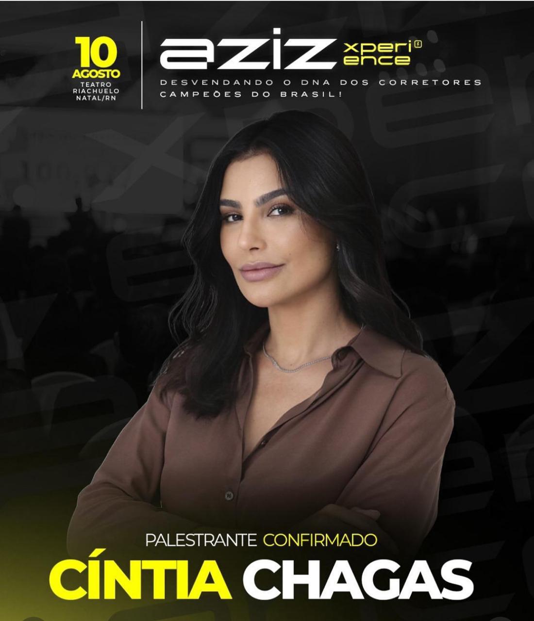 Aziz Experience acontece em Natal com a presença do fenômeno digital Cíntia Chagas