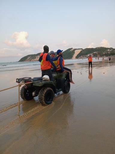 Trabalho de metragem para engorda em Ponta Negra é iniciado