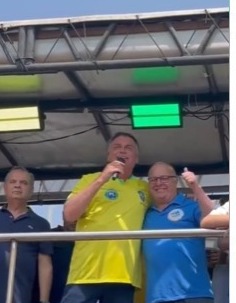 “Nessa dupla nós acreditamos e são os meus candidatos”, afirma Bolsonaro sobre a candidatura de Paulinho Freire e Joanna Guerra
