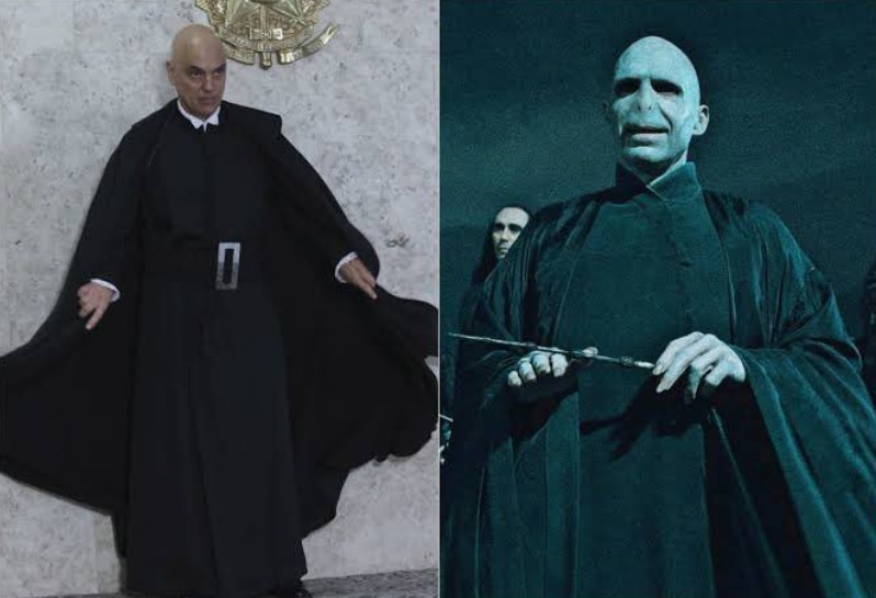 Elon Musk compara Alexandre de Moraes a vilão de Harry Potter, após X sair do Brasil