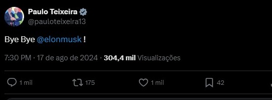 Ministro de Lula zomba de Elon Musk após saída do X do Brasil