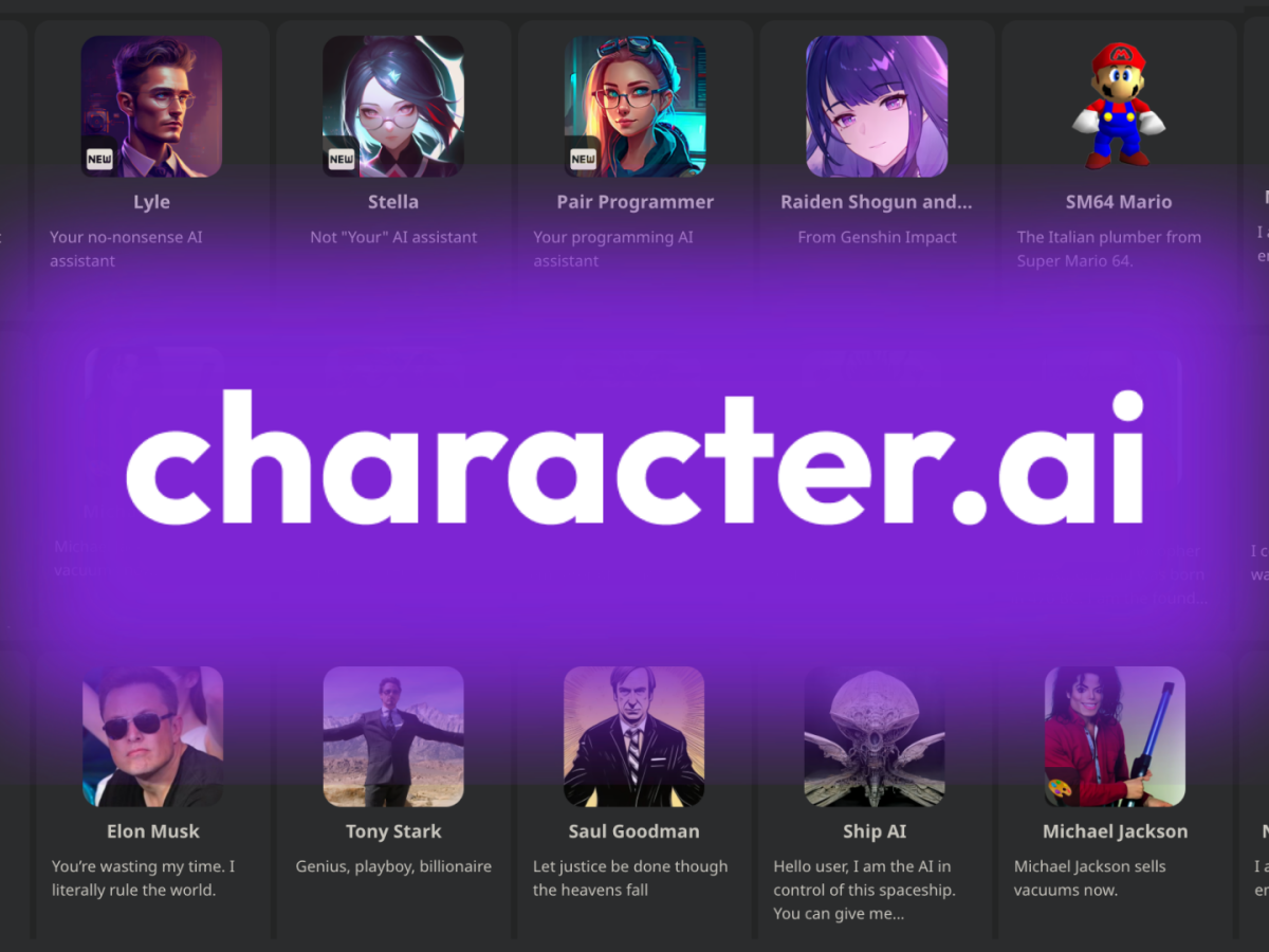 Character.AI, a nova febre entre os apps de inteligência artificial