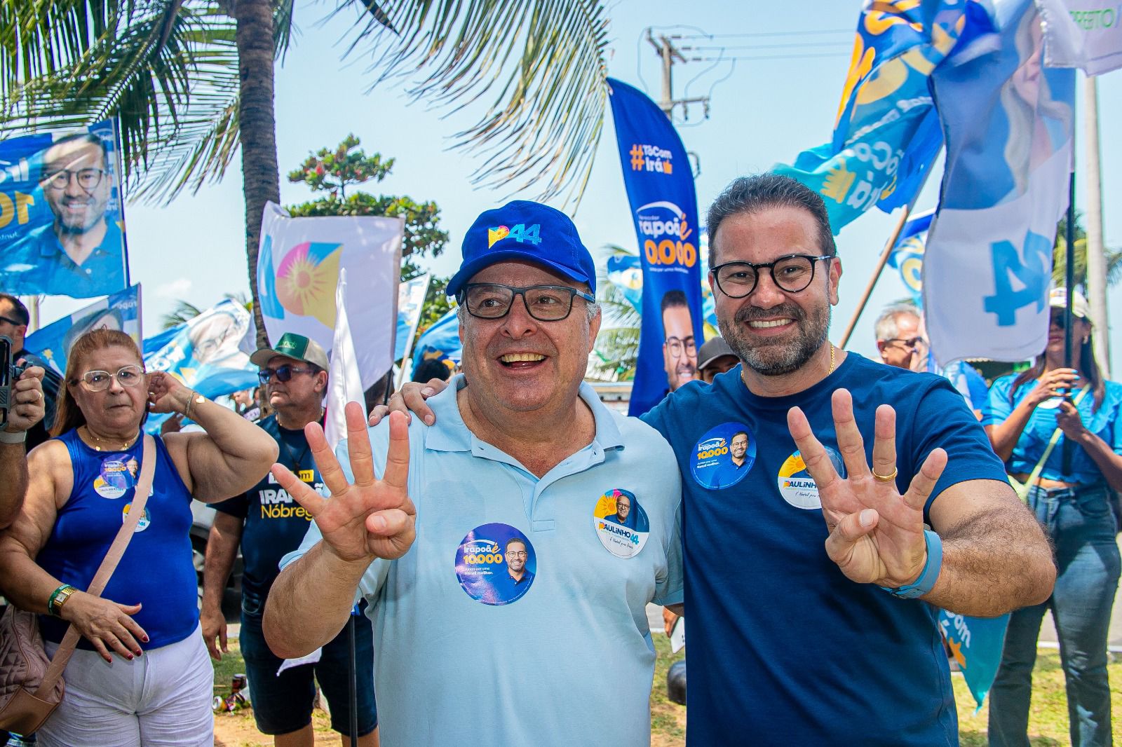 Irapoã se destaca na campanha para vereador e assume a liderança nas pesquisas
