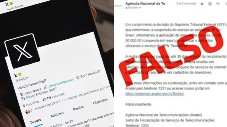 Anatel alerta para golpe com multas falsas por acesso ao ‘X’ com VPN