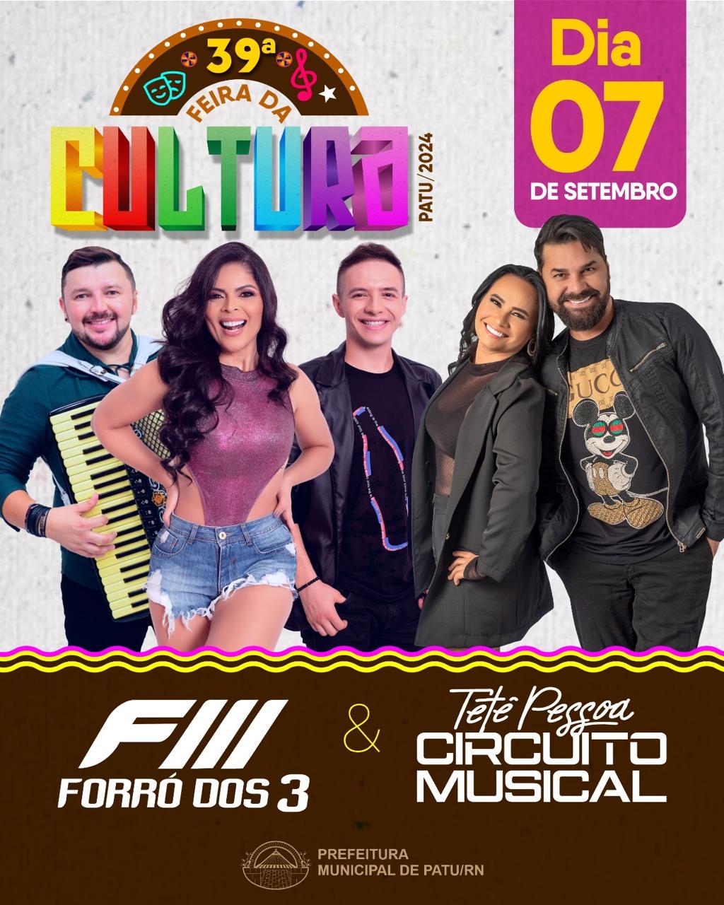 Feira da Cultura de Patu abre com grandes atrações e promete 8 dias de festa e tradição