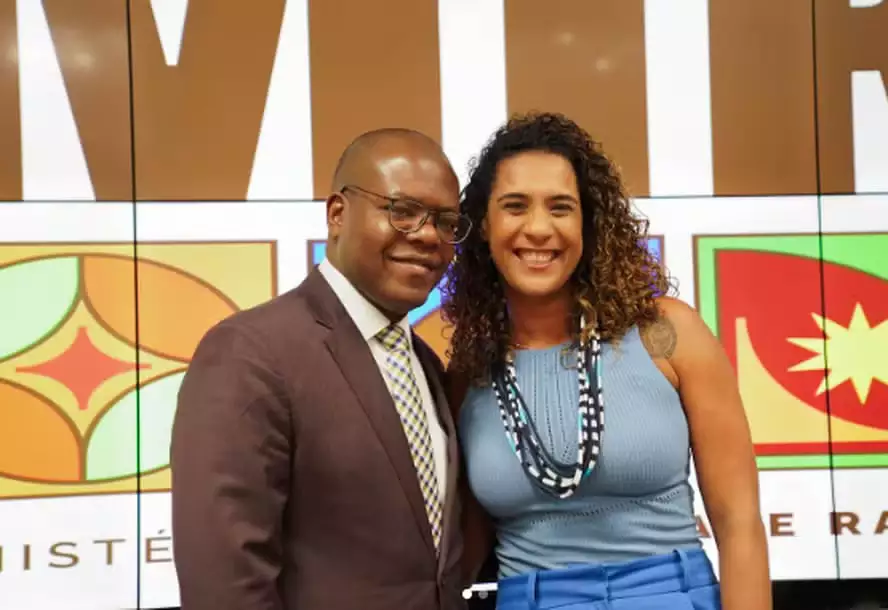 Silvio de Andrade e Aniele Franco