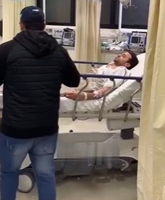 Veja imagens de Pablo Marçal socorrido após cadeirada de Datena e levado ao hospital
