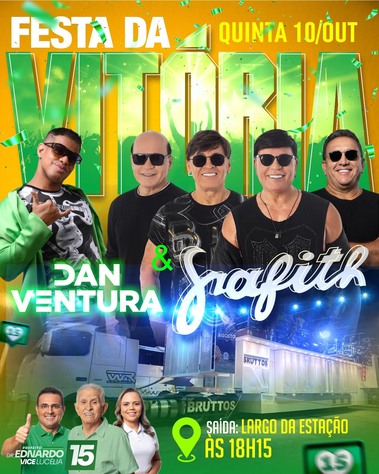 Patu se prepara para grande festa da vitória