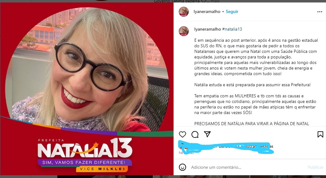 Insensível: Com saúde em caos, secretária de Fátima faz militância para voto em Natália