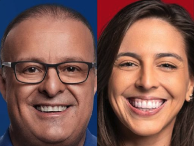 Paulinho e Natália frente a frente