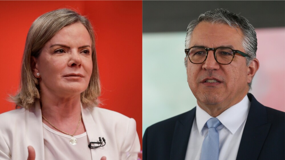 Gleisi diz que Padilha ofende PT fazendo ‘graça’ e que ministro deveria focar na articulação política