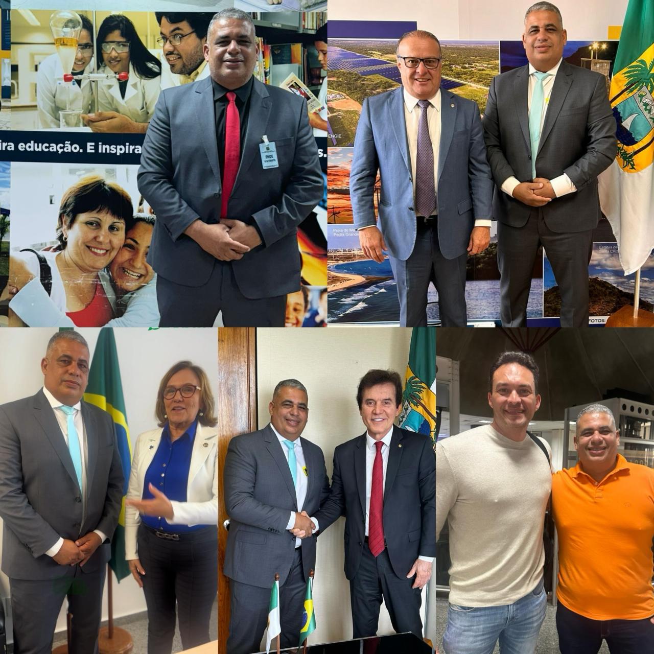 Eleito prefeito, Leandro de Canguaretama já busca recursos em Brasília antes de posse 