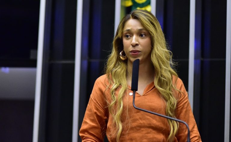 Erika Hilton (PSol-SP), autora da PEC, não tem empresa, mas tem renda fixa (Foto: Ag. Câmara)