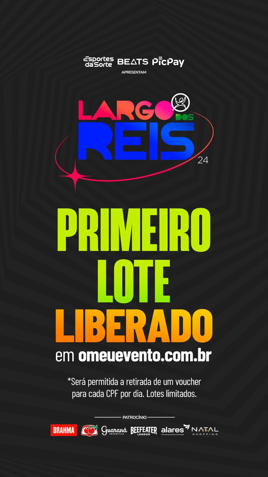 Carnatal 2024: Primeiro lote do Largo dos Reis é liberado