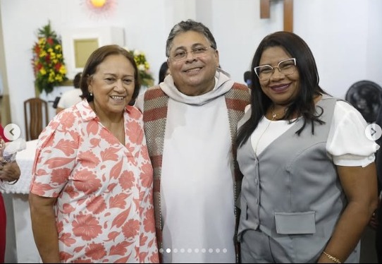 Nilda à esquerda com Fátima em 2026