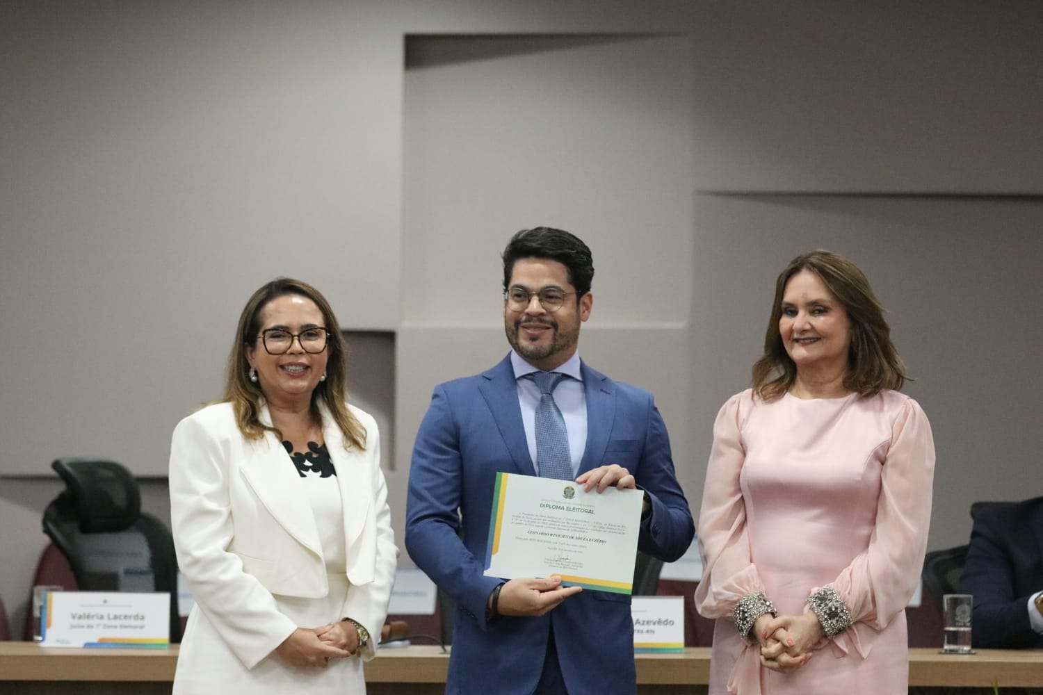 Leo Souza é diplomado pelo Tribunal Regional Eleitoral para o mandato 2025-2028