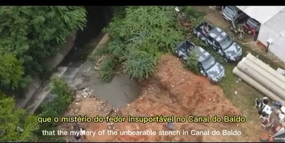 Flagra: veja imagens do sistema da Caern despejando esgoto em canal que deságua rio Potengi