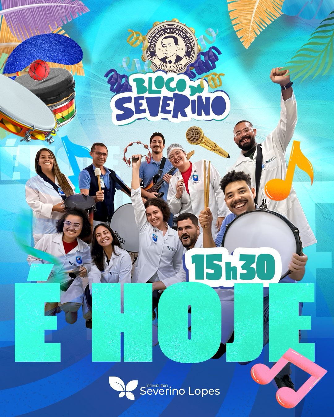 Bloco do Severino realiza prévia de carnaval hoje promovendo inclusão e respeito as pessoas em tratamento de Saúde Mental