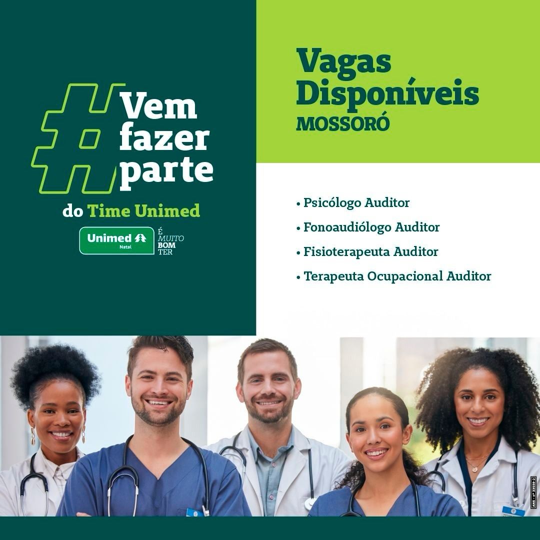 Unimed Natal expande rede própria em Mossoró e abre vagas para especialistas em TEA