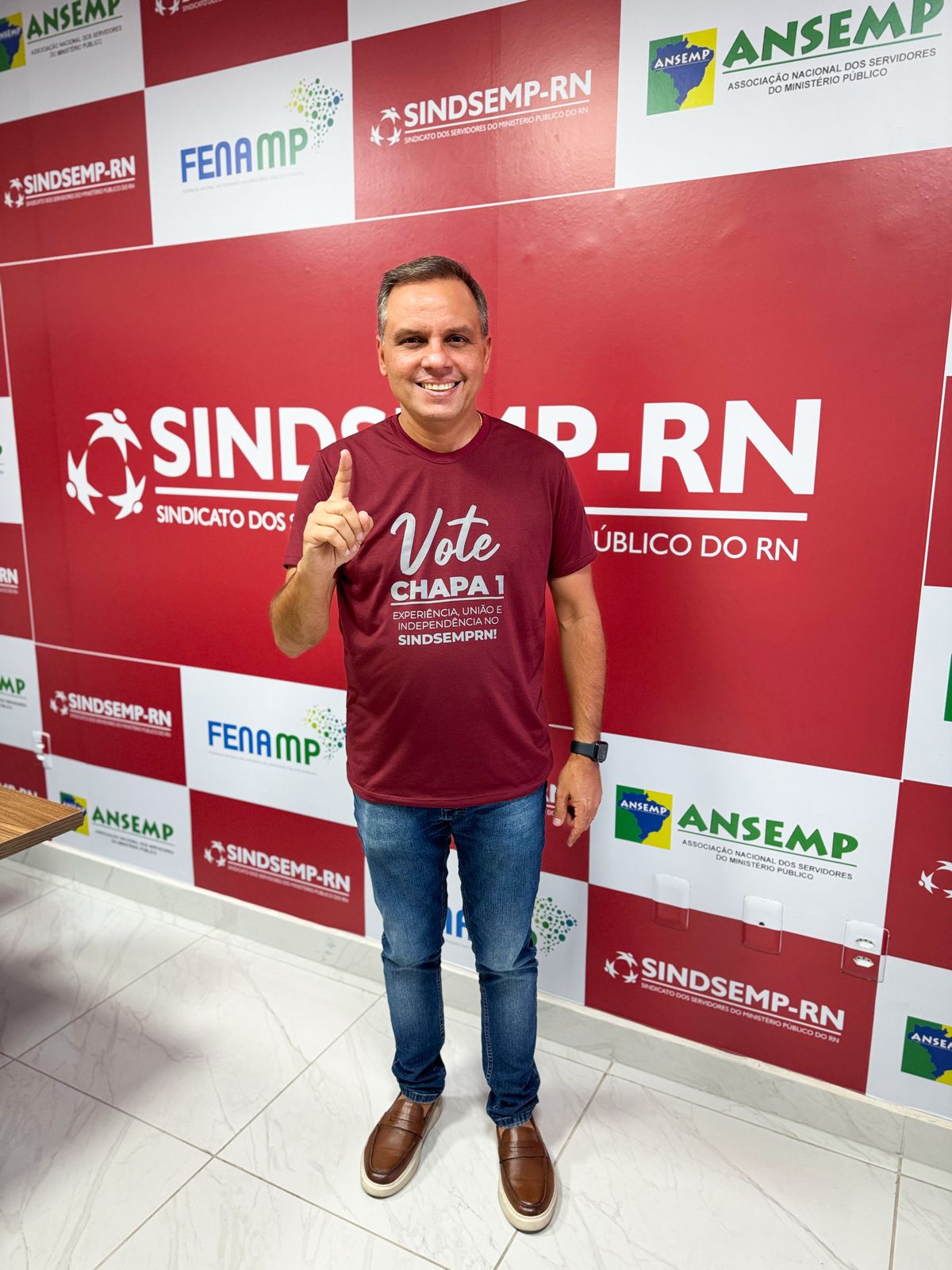 Aldo Clemente é reeleito para presidir o Sindsemp/RN no triênio 2025-2028