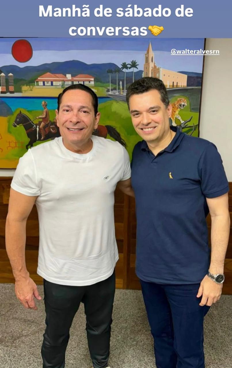 Sábado de chuva e conversa de Ezequiel e Walter