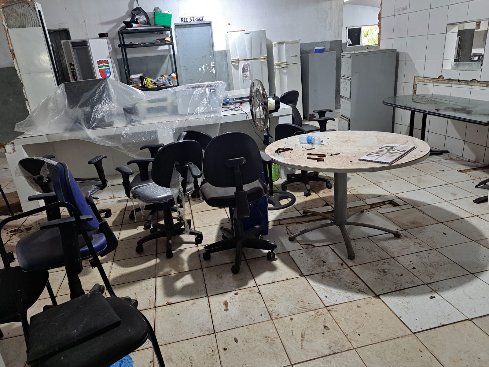 O descaso e abandono do Centro de Formação da PM
