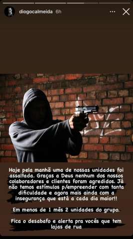 Empresário relata ser vítima da 