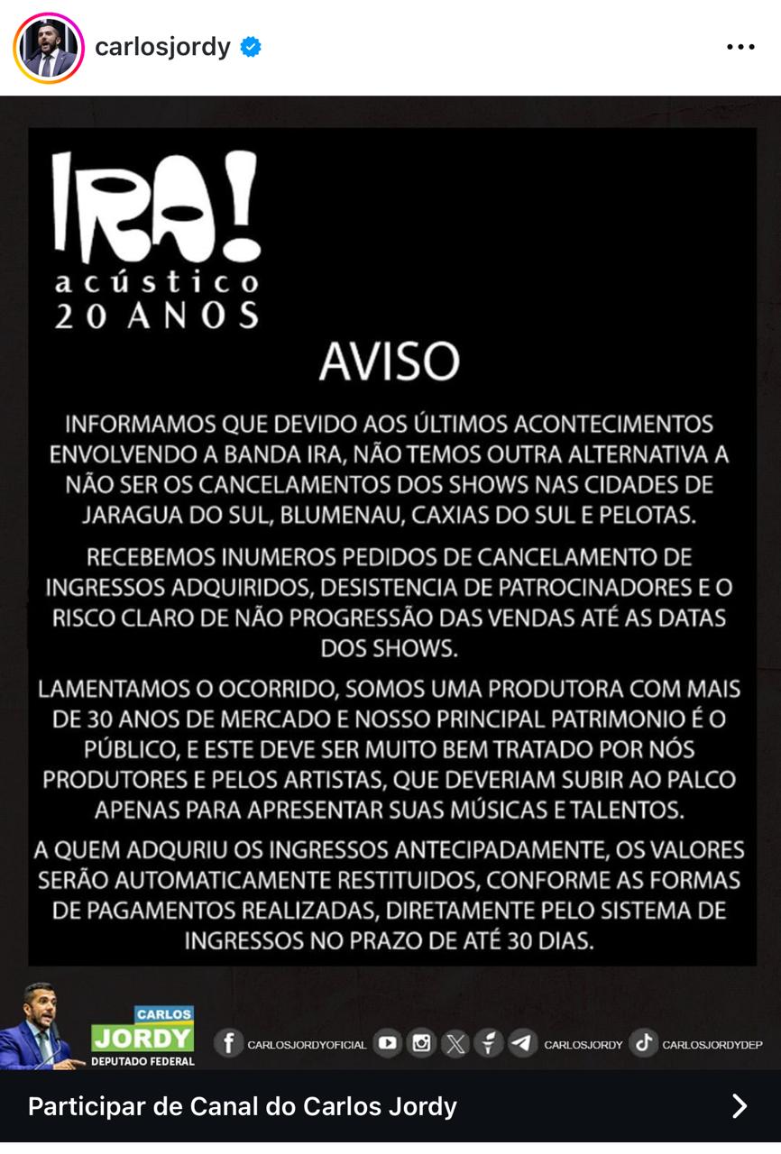 Após lacração por 