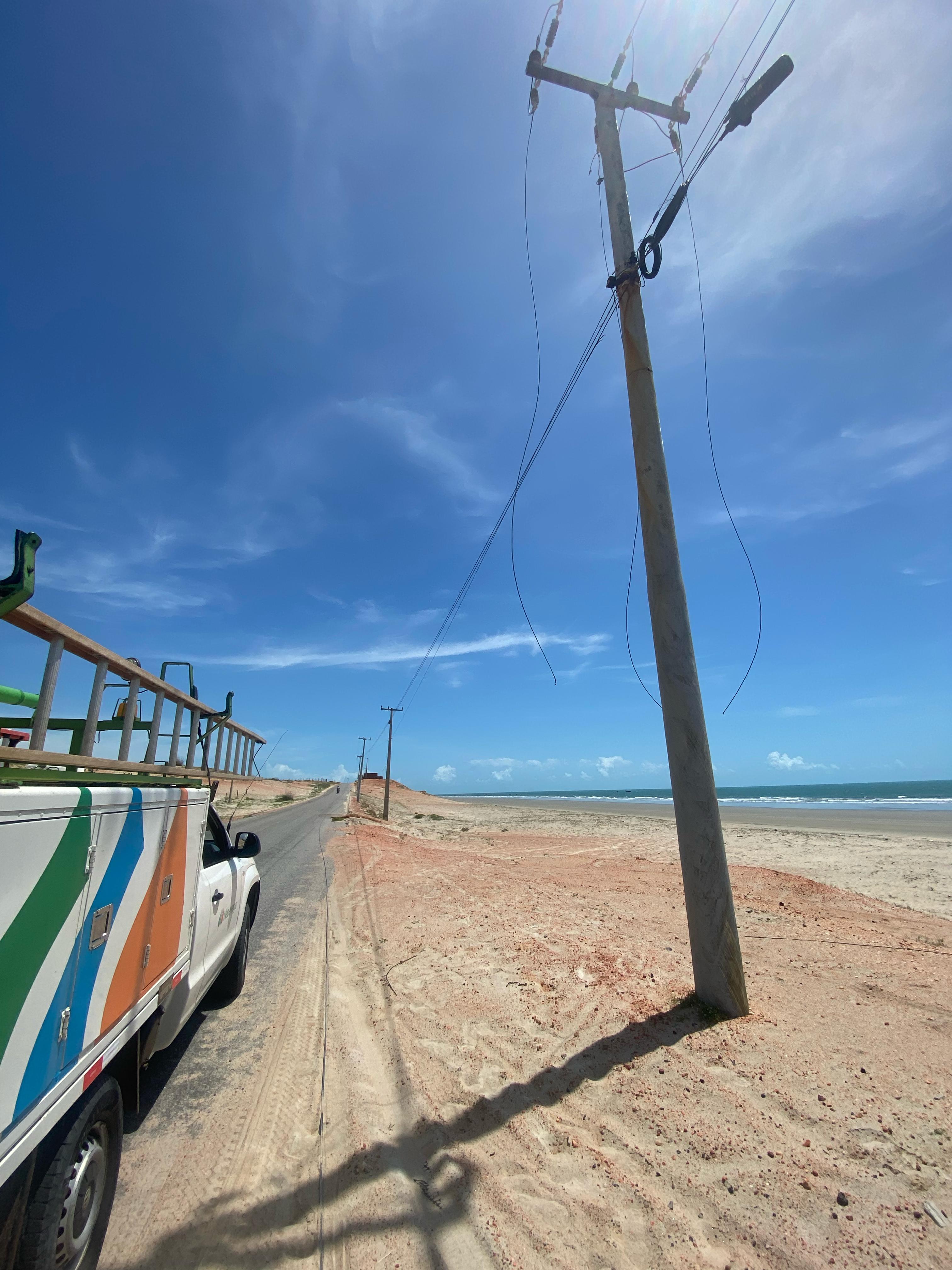 Cosern informa mais furto de cabos entre Porto do Mangue e Areia Branca