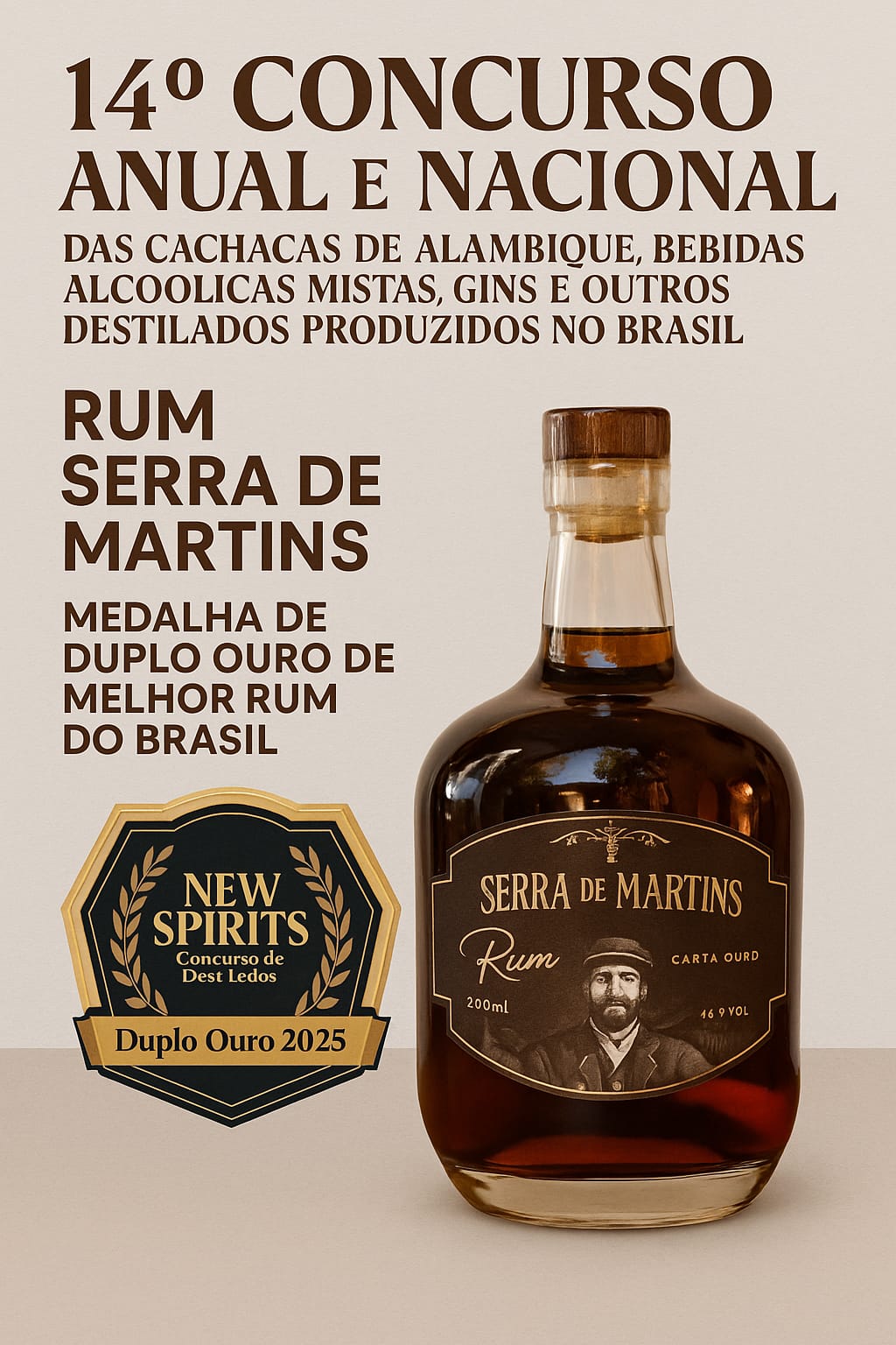 Rum e cachaça produzidas no Alto Oeste do RN são destaques em evento nacional