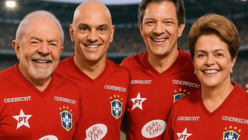 Internautas fazem memes com camisa vermelha da seleção brasileira