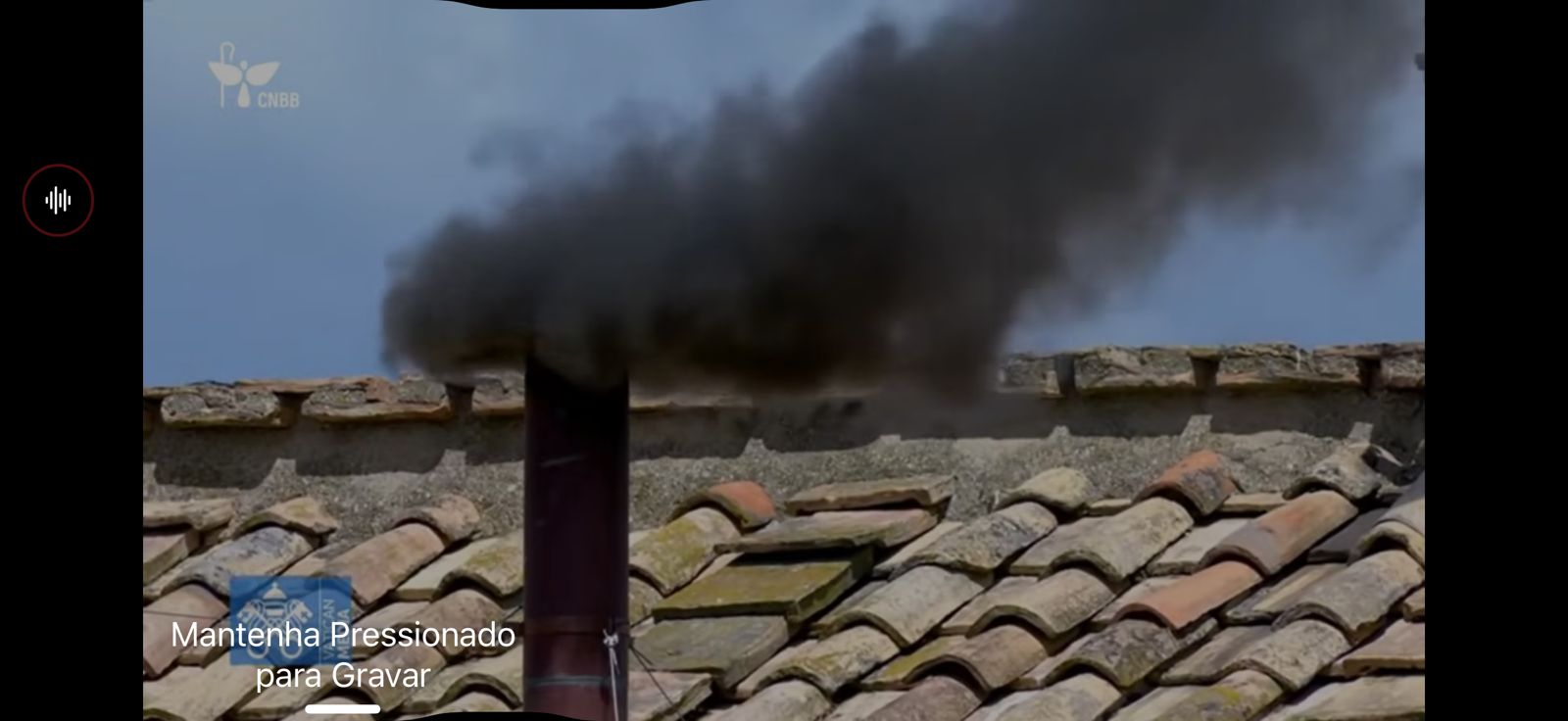 Fumaça preta na votação no conclave