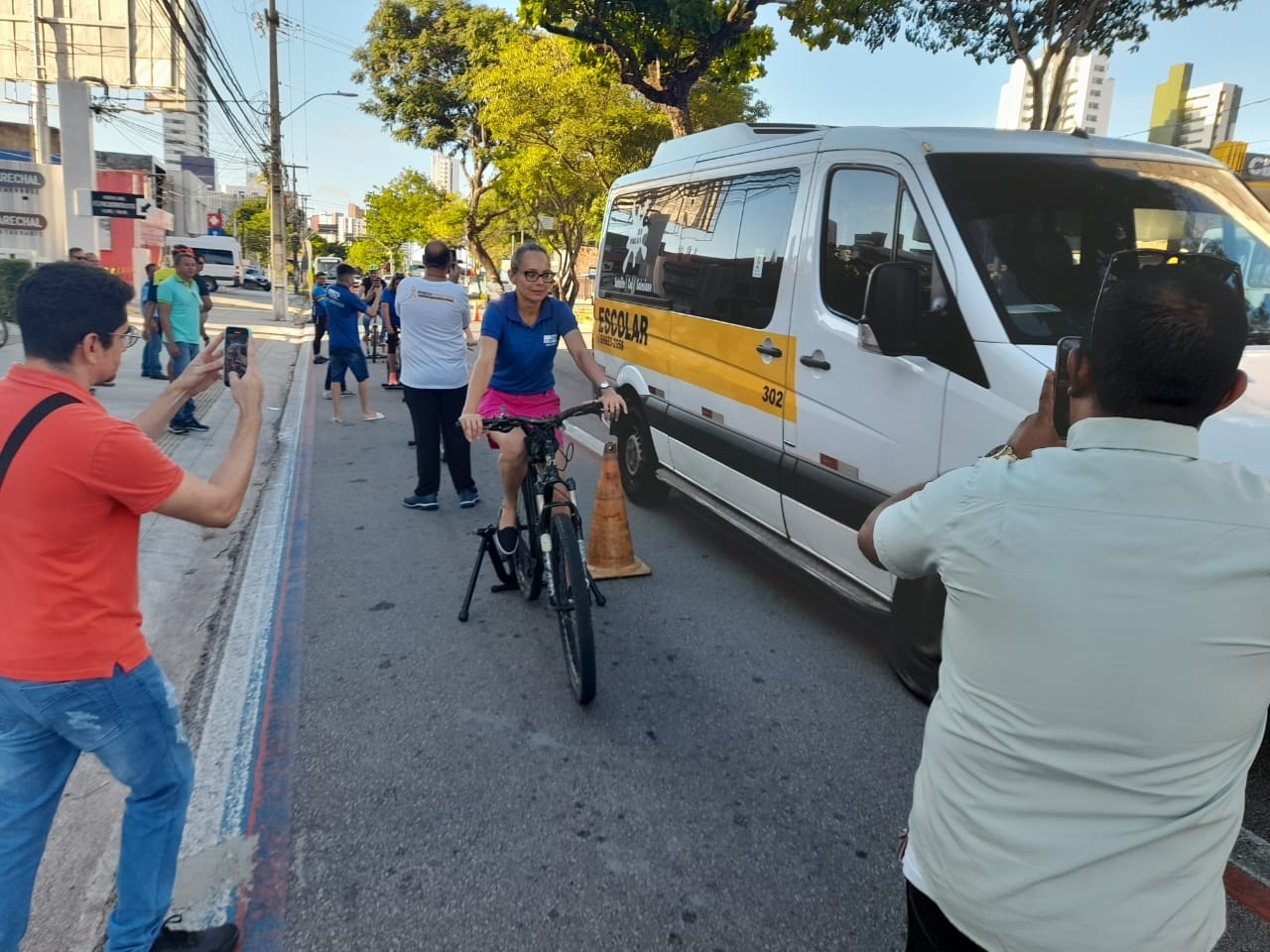 Motoristas serão ciclistas em vivência da STTU para conscientização sobre trânsito seguro em Natal