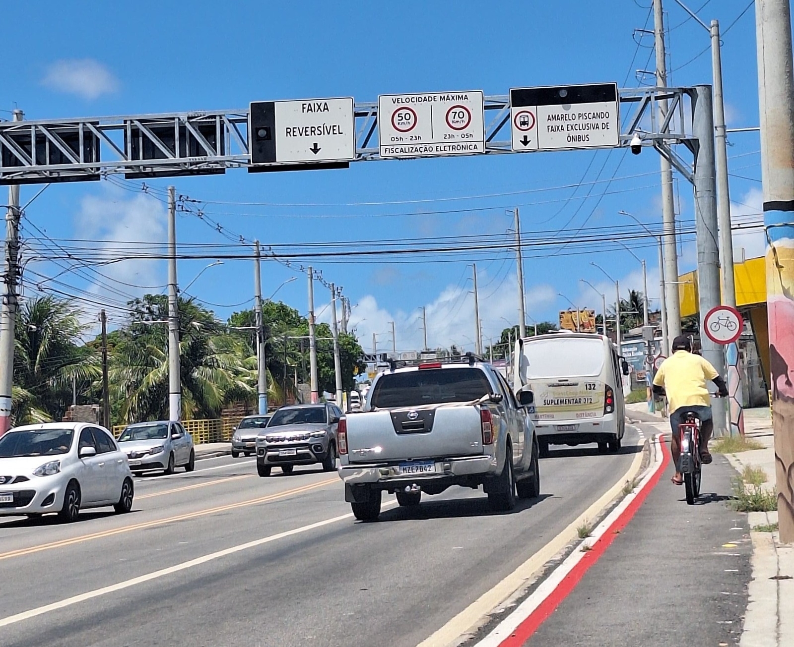 STTU informa novos horários de operação da faixa reversível na Av. Felizardo Moura