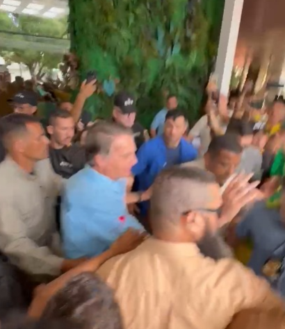 Apoio a Bolsonaro após visita ao hospital Rio Grande 