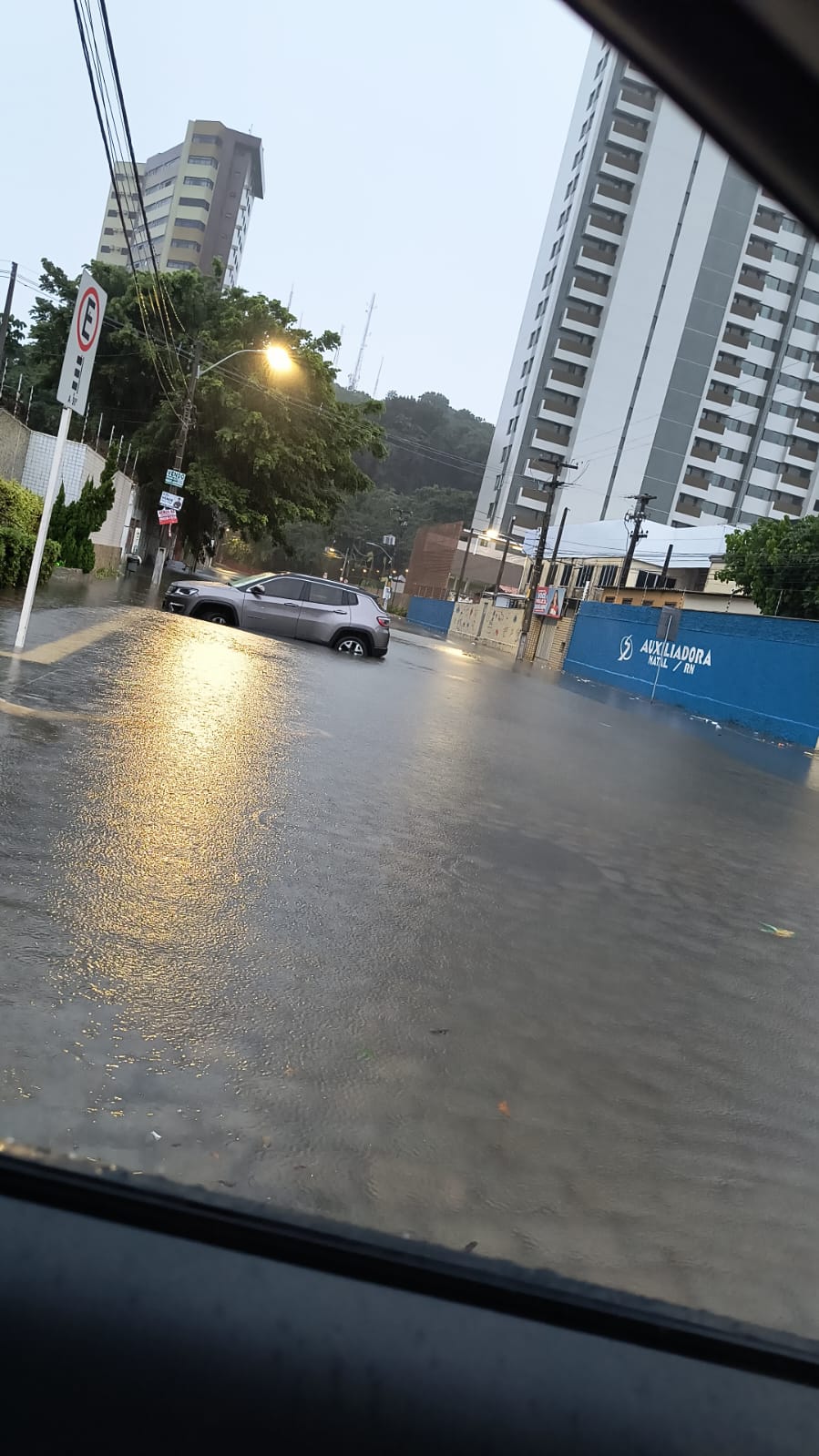 Um clássico dos alagamentos em Natal