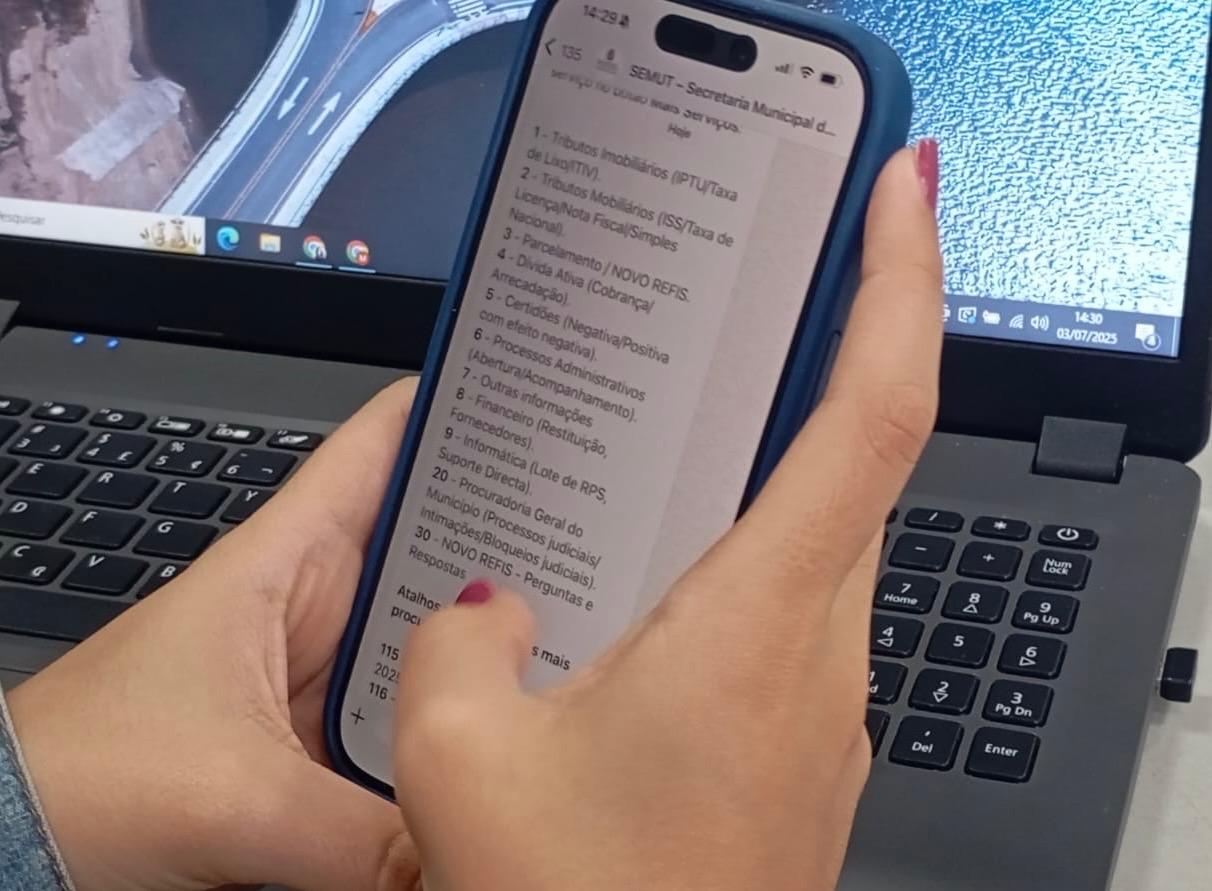 Contribuintes de Natal já podem emitir boletos de parcelamento através do WhatsApp