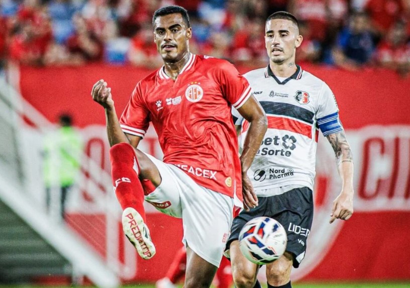 América fica no 0 a 0 com o Santa Cruz na Arena das Dunas