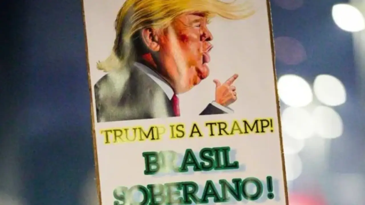 Charge publicada por fundação ligada ao PT chama Donald Trump de “vagabundo”
