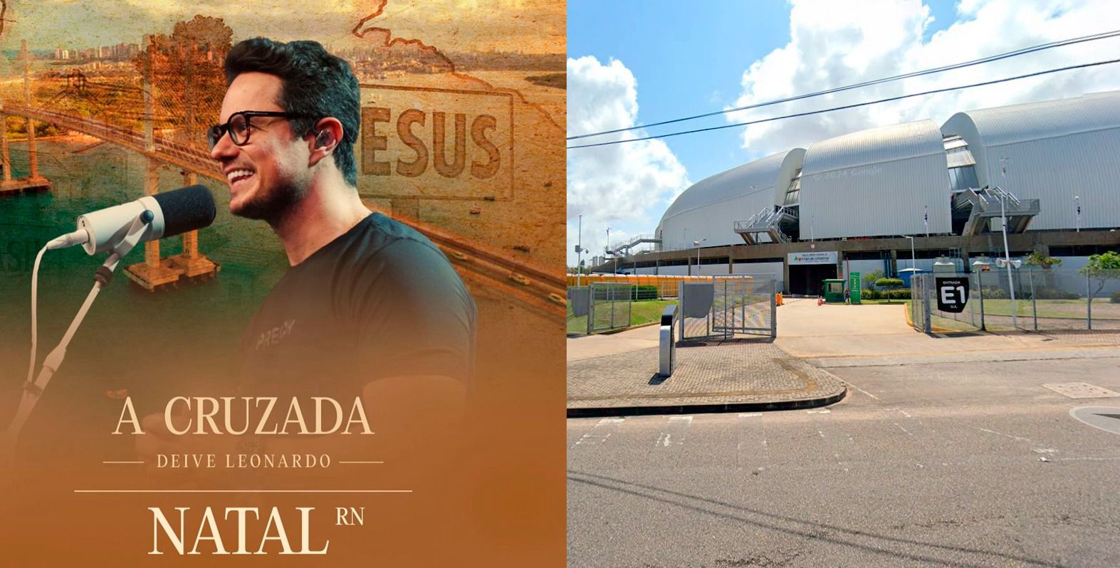 Estacionamento interno da Arena “E1 Sul” estará aberto para o show de Deive Leonardo hoje (27)