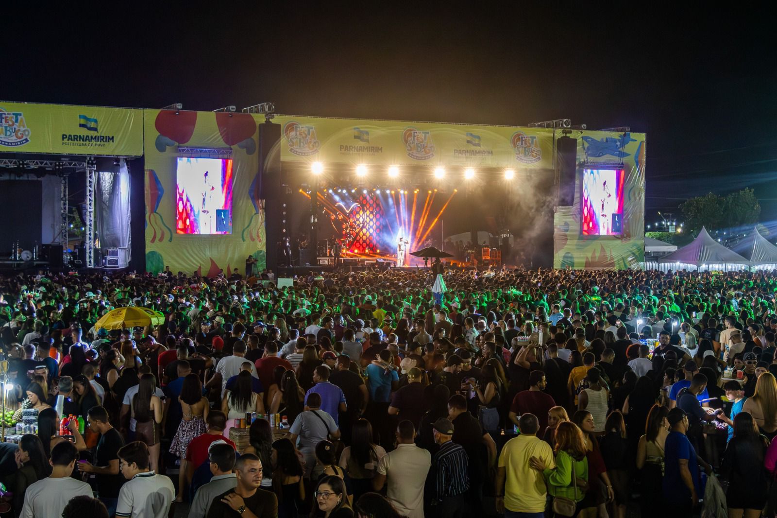 Em noite de novo recorde, 70 mil pessoas acompanharam a segunda noite da Festa do Sabugo em Parnamirim