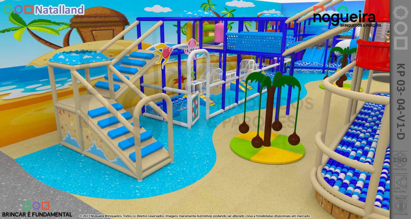 Ponta Negra vai ganhar parque infantil indoor de 700m² climatizado e com atrações inéditas