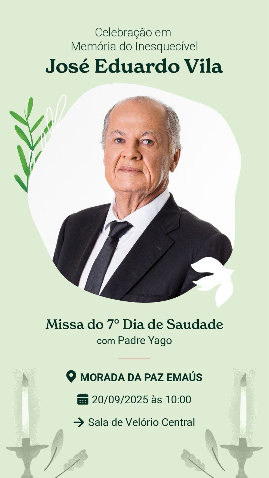 Missa de 7º dia Eduardo Vila